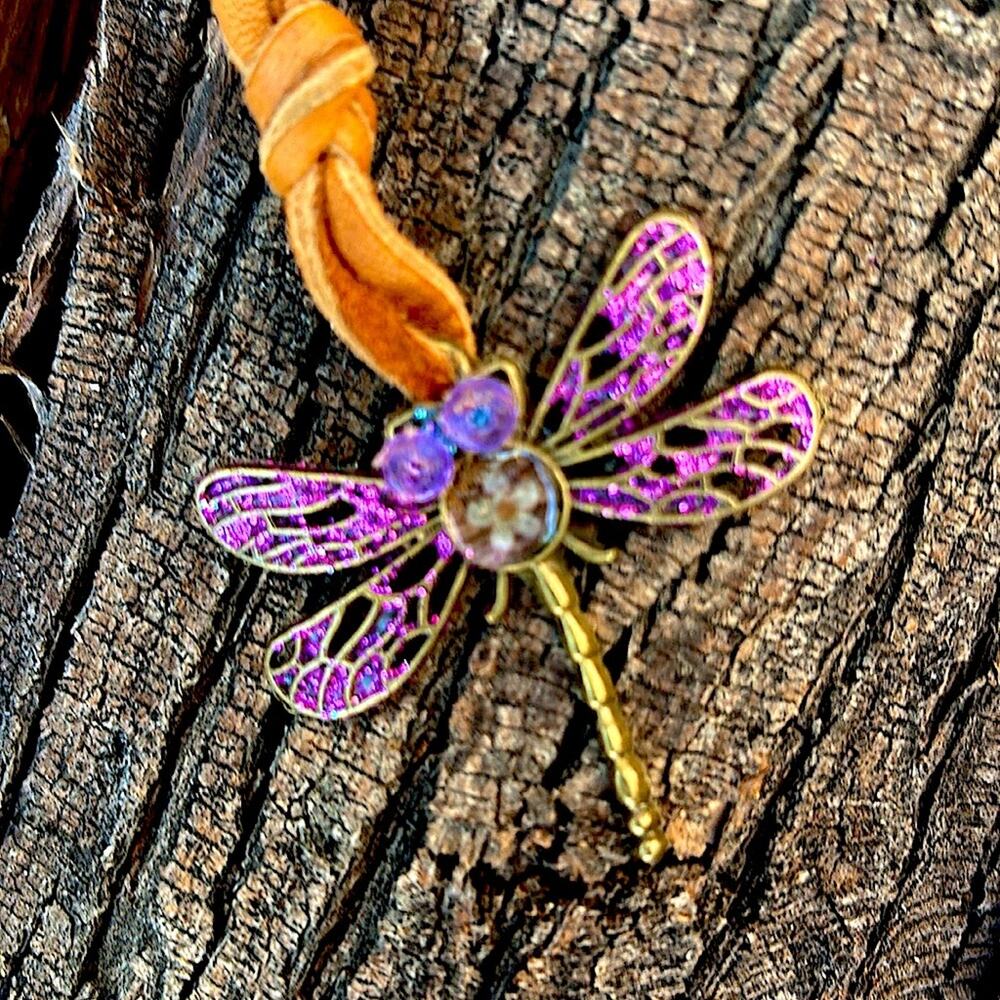 Hand Crafted Dragonfly Necklace